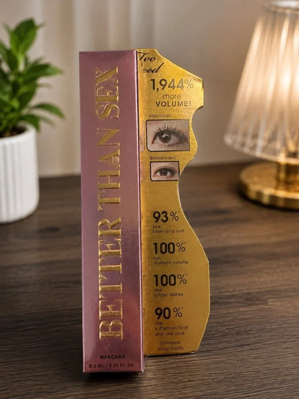 Too Faced Better Than Sex Mascara, Black - 0.27oz